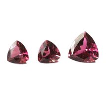 100 % Natural 1.78 Carats TCW Pink Tourmaline Trillion faceted Earth Mined Quali - $127.39