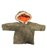 Baby Gap Toddler Size 12-18 Months Max Parka Jacket Boy Army Green Cold ... - £19.38 GBP