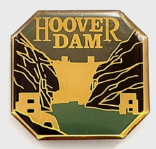 Hoover Dam Souvenir Lapel Pin River Canyon Scene Landmark Nevada Arizona... - $9.99