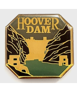 Hoover Dam Souvenir Lapel Pin River Canyon Scene Landmark Nevada Arizona... - $9.99