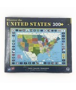 Discover the United States 300-Piece Puzzle 30&quot;x20&quot; Country Map Sure-Lox... - $33.95 CAD