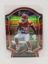 2020-2021 Select Red Concourse Diecut Clyde Edwards-Helaire #54 Rookie KC Chiefs - £1.45 GBP