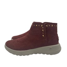 Skechers On The Go Joy Ankle Bootie Rose Suede Slip Resistant Comfort Wo... - $49.49