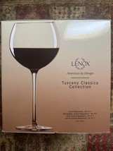 Lennox Tuscany Classics Collection Set Of 4!Wine Glasses Grand Beaujolais - $37.62