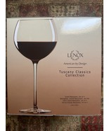 Lennox Tuscany Classics Collection Set Of 4!Wine Glasses Grand Beaujolais - $37.62