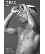 2pac Poster Tupac 2 Pac Portrait Smoking - $76.65 CAD