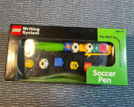 2001 Lego Writing System Soccer Pen Connect &amp; Build #1522 Includes Case - $12.34