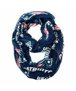 NEW ENGLAND PATRIOTS INFINITY NAVY SCARF NEW &amp; OFFICIALLY LICENSED - £12.85 GBP