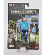 Minecraft Movie Steve 12” Action Figure Mattel 2024 New Film Character Toy - $28.87 CAD