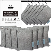 15 Pack Bamboo Charcoal Air Purifying Bag,Activated Bag Odor Absorber,Shoe Deodo - £20.13 GBP