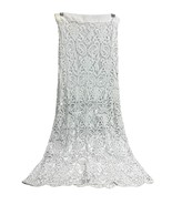 MIGUELINA White 100% Cotton Top Lined Crochet Embroidered Skirt Size S - $49.49