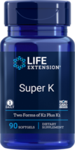 MAKE OFFER! 3 Pack Life Extension Super K 90 soft gel K1 MK-4 MK-7 image 1