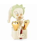 Lenox Tweety Bird Santa's Helper Figurine Elf List Looney Tunes Christma... - $75.00