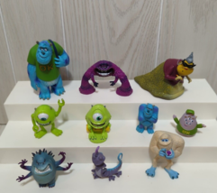 Disney Pixar Monsters Inc U University Toys Action Figures lot Mike Sully Roz - £19.53 GBP