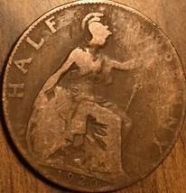 1920 Uk Gb Great Britain Half Penny Coin - £1.36 GBP