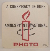 U2 - VINTAGE AMNESTY INTERNATIONAL 1986 CONCERT CLOTH BACKSTAGE PASS *LA... - $20.00