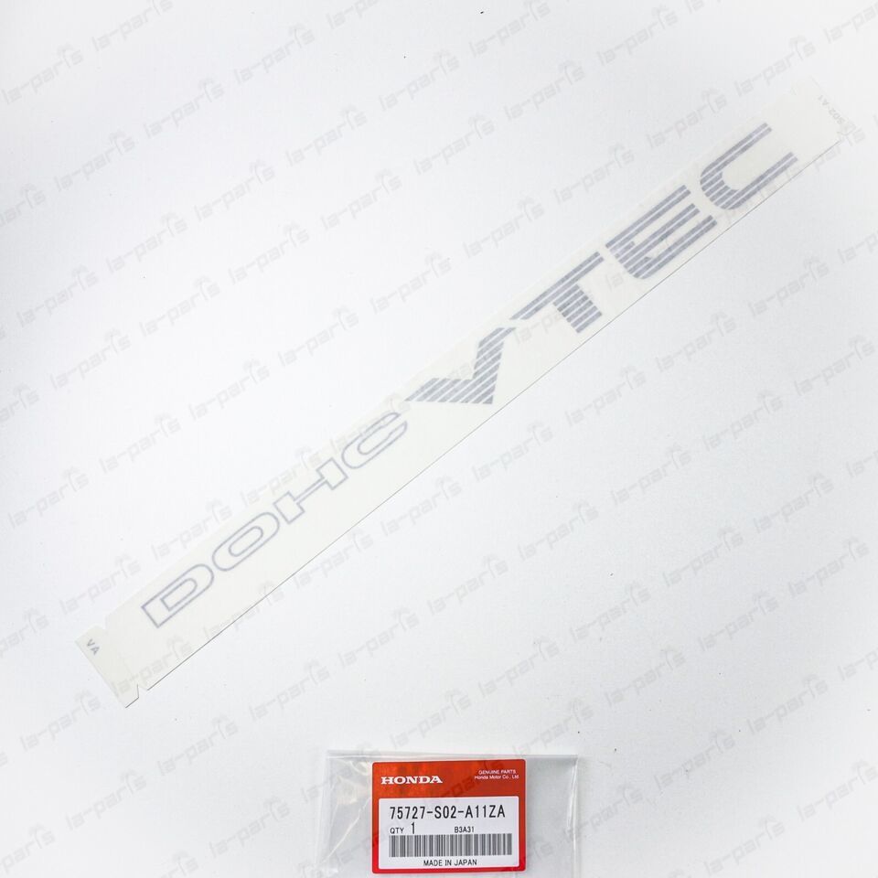 New Genuine OEM Honda 99-00 Honda Civic Coupe Si B16 DOHC VTEC Side Sticker - $32.27