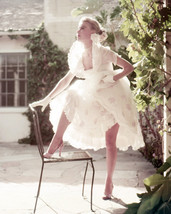 Vera-Ellen Lovely Pose in White Dress Sun Shining Through 16x20 Canvas Giclee - £55.93 GBP