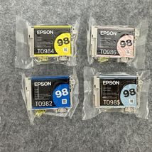 New 4 X Genuine Epson 98 Color Ink Cartridges T0982  T0984 T0985 T0986 - $42.99
