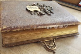 1800s Antique Photo Album Switzerland Winterthur And St Gallen well-to-do Family - £233.45 GBP