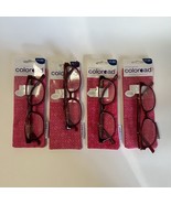 LOT OF 4 FOSTER GRANT  READING GLASSES +1.50 NEW WITH CASE - $28.47 CAD