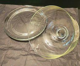 GLASS COVERED BUTTER/CHEESE DISH image 3