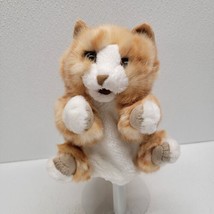 Folkmanis Orange Tabby Kitten Kitty Cat Plush Full Body Hand Puppet 8&quot; Realistic - £11.65 GBP