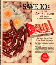 Swift&#39;s Premium Meats Savings Day! 1960s Print Advertisement Ad 1960 D5 - £19.21 GBP