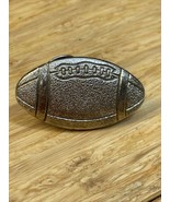 Vintage Silver Tone Football Leatherman Jacket Pin Pinback KG - $9.90