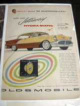 Vintage Oldsmobile Color Advertisement - 1956 Oldsmobile Super 88 Holida... - £10.15 GBP