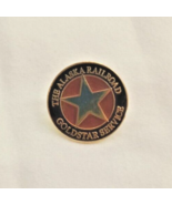 The Alaska Railroad Train Gold Star Service Souvenir Lapel Pin - $16.33 CAD