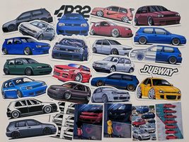 27pc German Classic Mk4 Golf GTI R32 Vinyl Stickers vinyl decal German c... - £6.16 GBP