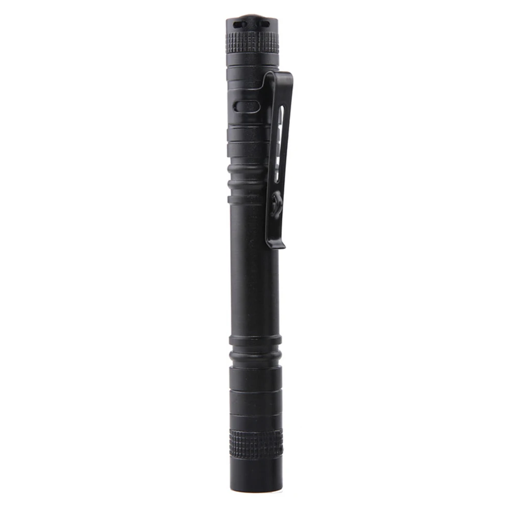 Pen Light Mini Portable LED Flashlights Waterproof Switch Camping Hiking Torch - £8.15 GBP