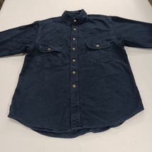 Moose Creek RN#116636 Men's M Faded Blue Cotton Heavyweight Long Sleeve Shirt image 11