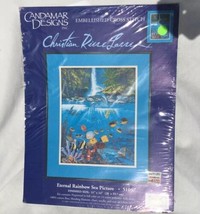 Eternal Rainbow Sea Picture CANDAMAR DESIGNS Cross Stitch Kit 51057 Open... - £17.07 GBP