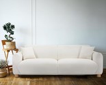 91.34 Width Loveseat Sofa For Living Room, Stylish Breathable Fabric Lov... - £709.97 GBP