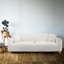 91.34 Width Loveseat Sofa For Living Room, Stylish Breathable Fabric Love Seat C - £709.97 GBP