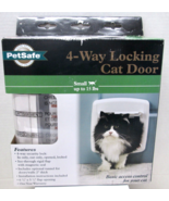 PetSafe 4 Way Locking Cat Door  6.25&quot; x 5.5&quot; Flap Opening - New Open Box - £17.84 GBP
