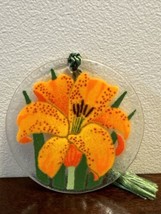 Peggy Karr Signed And Dated Daylily  Ornament Sun Catcher - £24.58 GBP
