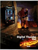 Digital Thunder Wall Jukebox FLYER 1995 Unused Original Phonograph Artwo... - $8.90