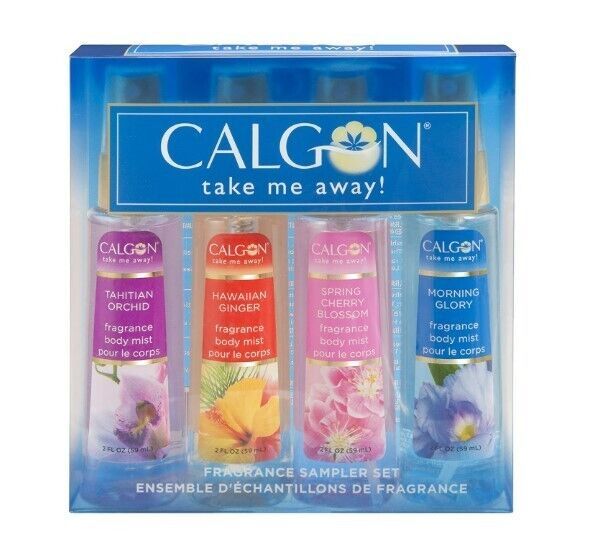 Calgon Take Me Away 4 Pc Gift Set (Refreshing Body Mist 2.0 Oz - £18.48 GBP