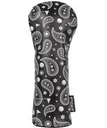 STICKIT Magnetic Fairway Headcover Black White Pasily Print - $41.52 CAD
