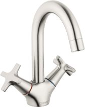 hansgrohe 71270001 Logis Classic 9-inch Tall Bathroom Sink Faucet-Brushed Nickel - £96.14 GBP