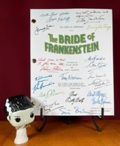 Bride of Frankenstein Script Signed- Autograph Reprints- Boris Karloff- 120 Pgs - £19.57 GBP
