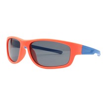 Kid&#39;s Polarized Lens Sunglasses Silicone Flexible Wrap Around Frame Boys - £17.18 GBP