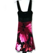Jodi Kristopher Party Floral Cocktail Dress Size S Midi Formal Gown - $34.88