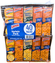Lance Variety Pack Sandwich Crackers 40 Packs EXP 01/2026 - $25.54