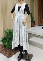 Flannel Dress/Skirtalls by Alysi, 4US/10UK/42I/38F/36D, cream multi, NWT - $71.28
