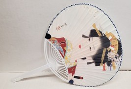 Japanese Hand Fan - Plastic handle/frame - Non-folding - Tanakaya - £12.92 GBP