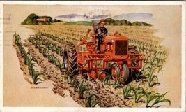 Allis Chalmers MODEL C Farming Tractor Advertising 1941 Del Norte CO Pos... - £10.97 GBP